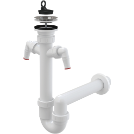 Sifon 1/1 sudopere sa dva prikljucka ALCA [A820-DN40]